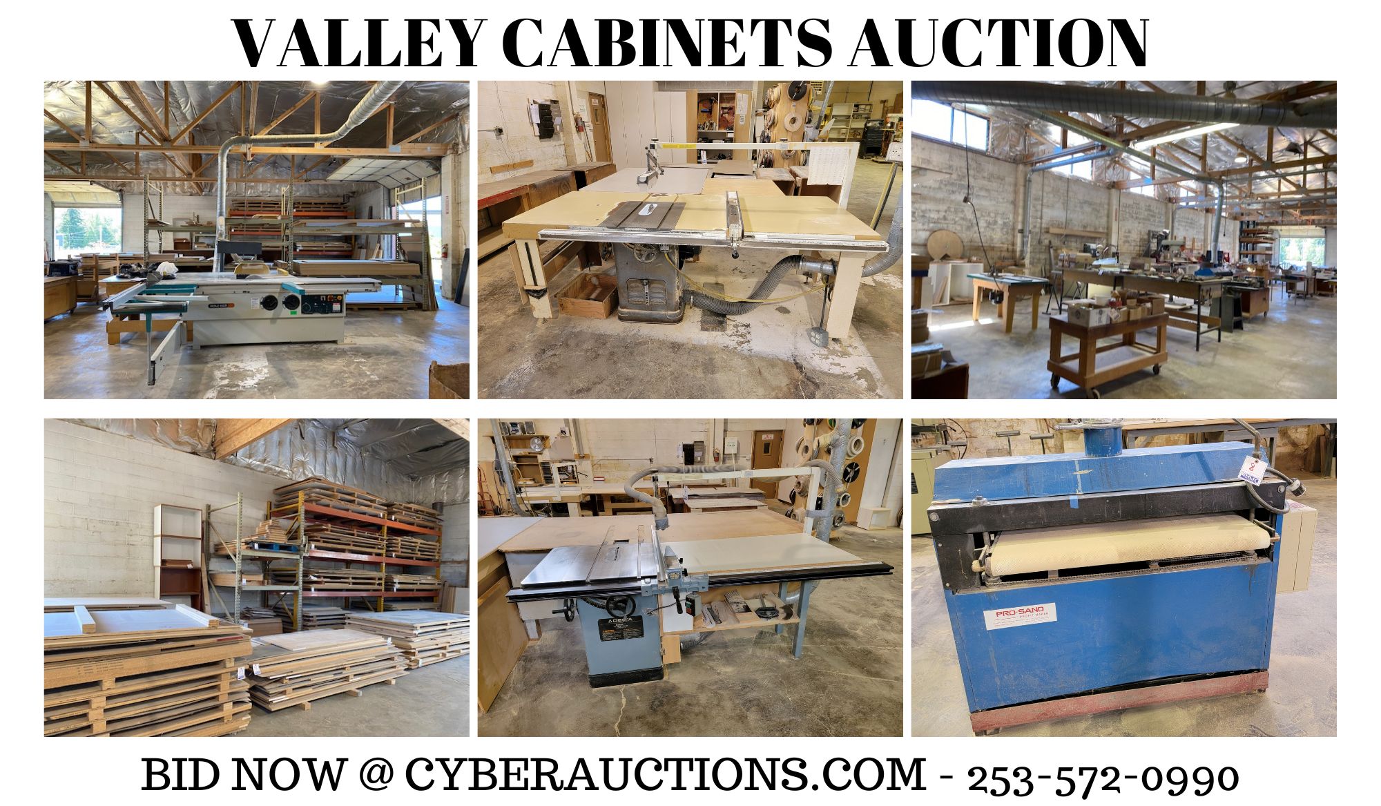 VALLEY CABINETS AUCTION